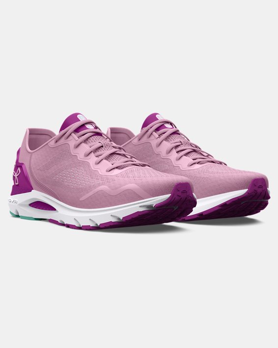 Women's UA HOVR™ Sonic 6 Running Shoes, Pink, pdpMainDesktop image number 3